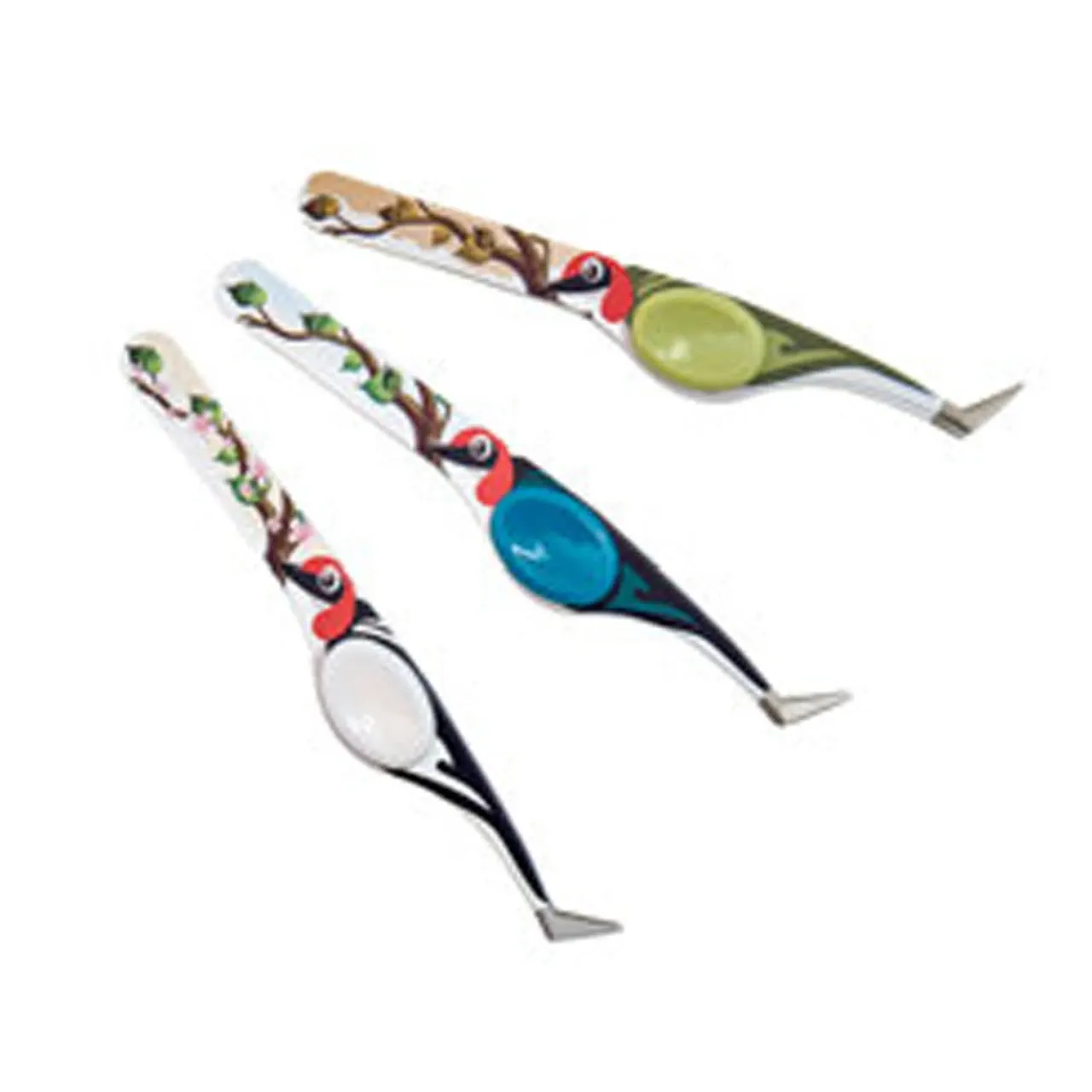 Woodpecker Tweezers, assorted colors