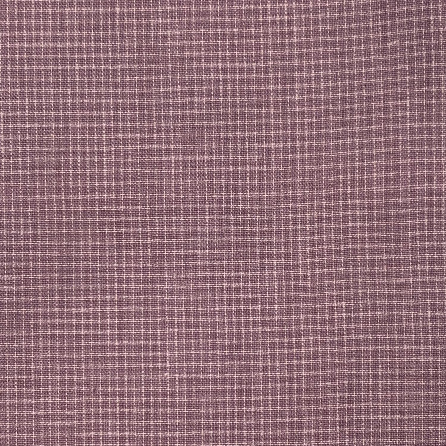 REMNANT 1-7/8yds Manchester Micro Check Grape, Remnant  1-7/8yds