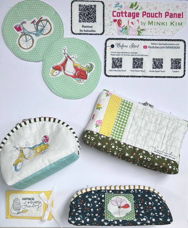Minki Kim Mini Zippered Pouches with Tracy in Kalamazoo