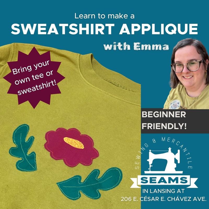 Sweatshirt Applique with Emma