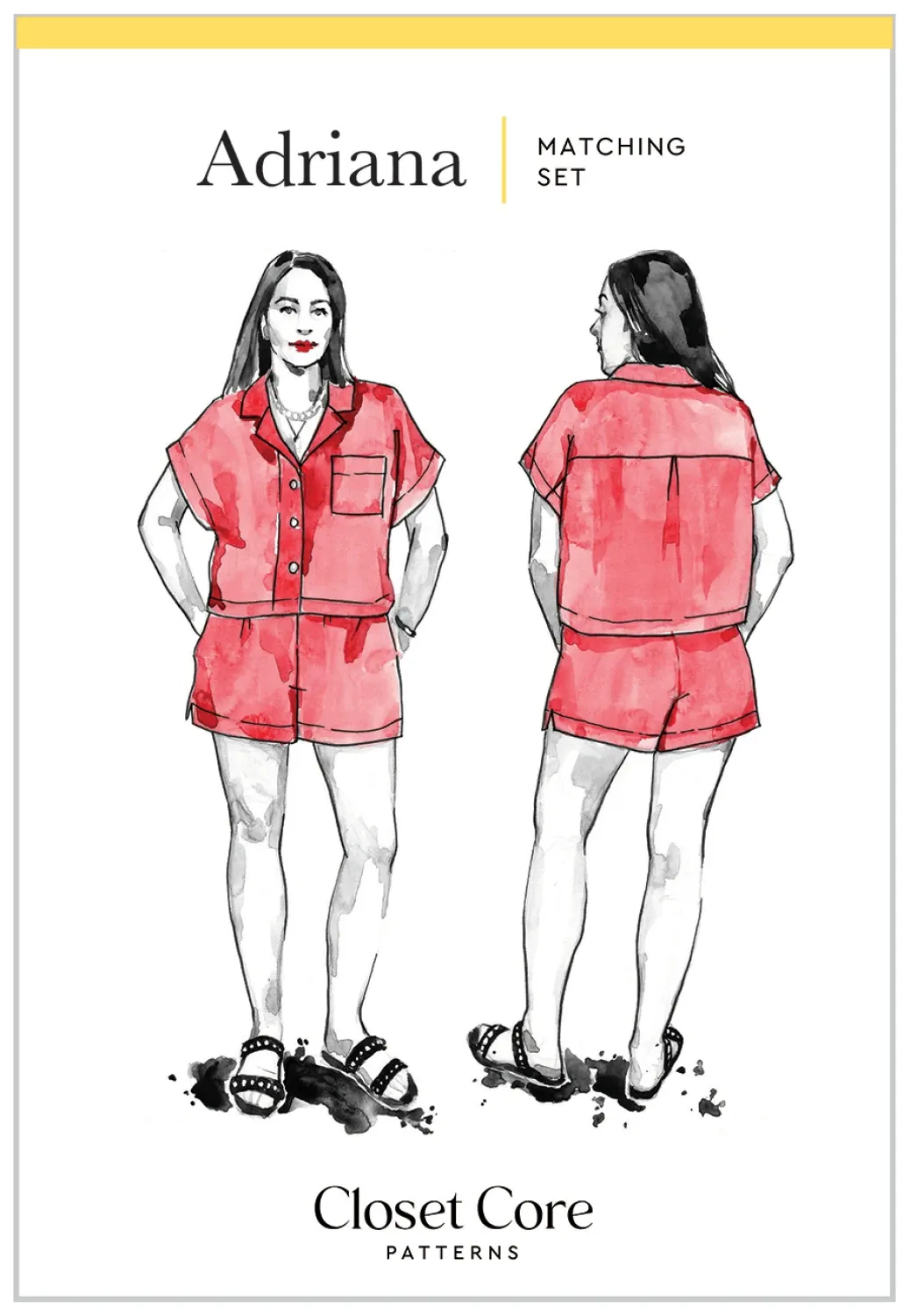Adriana Matching Set Pattern, Closet Core Patterns
