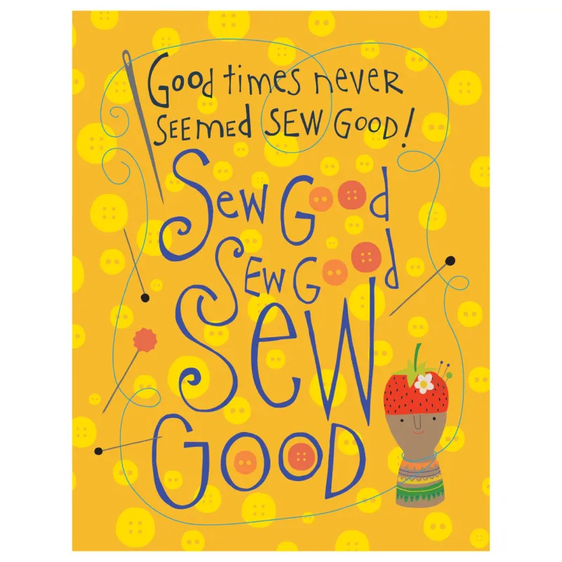 Sew Good, Notecard