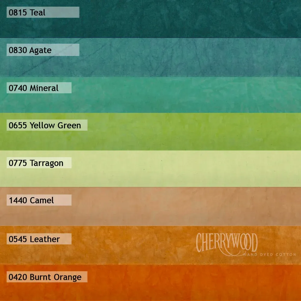 Tokyo, Solid 8 Step Gradation Fat Quarter Bundle