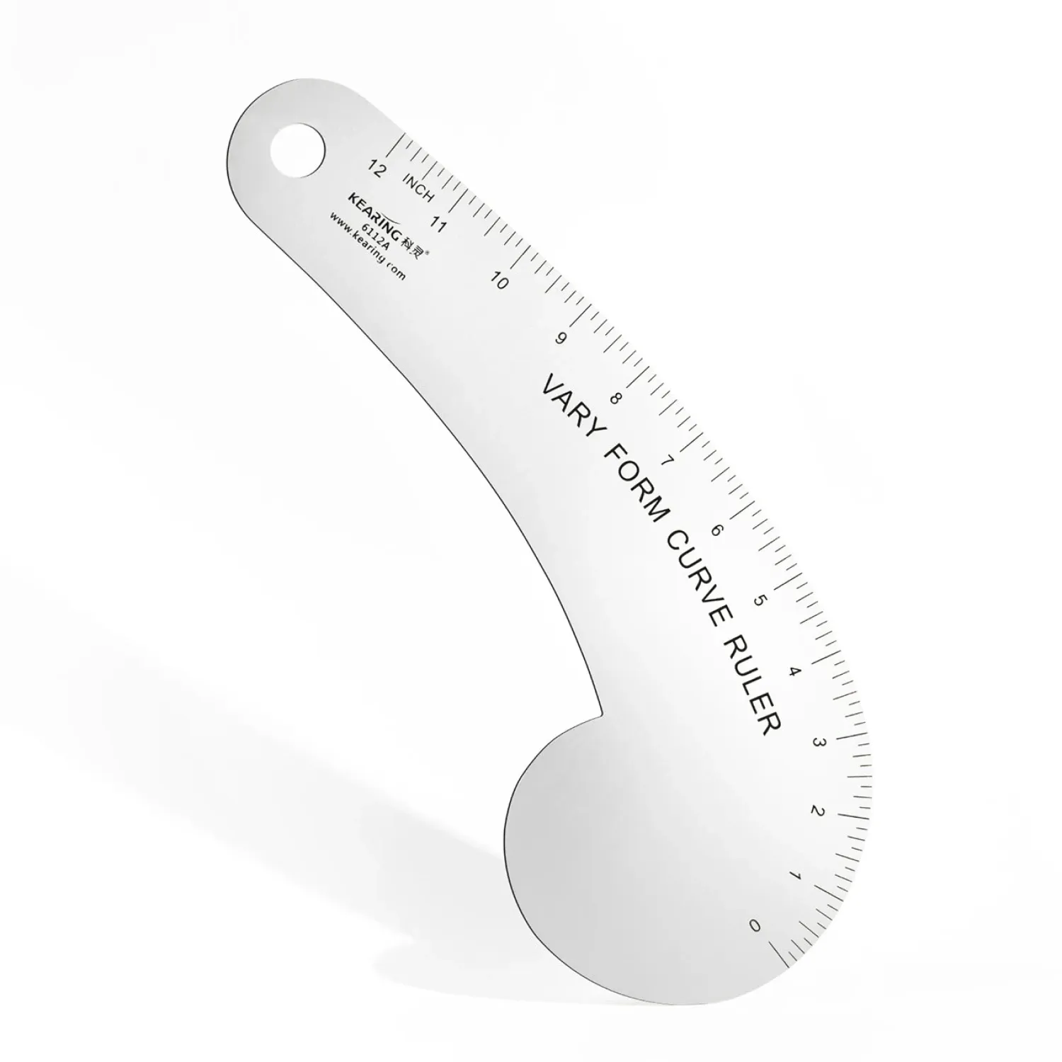 12" Aluminum Curved Ruler, Kearing
