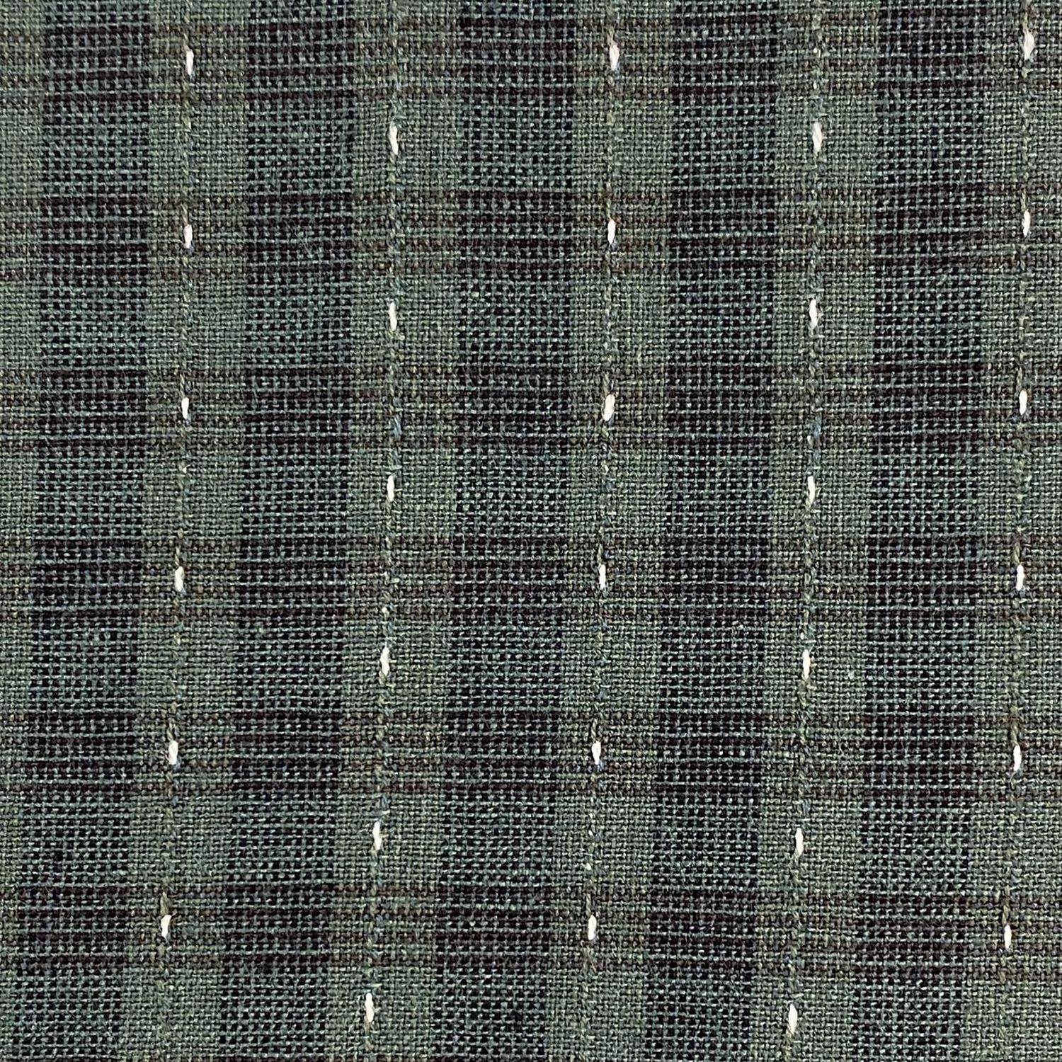 Remnant - 3yds - Nikko Indigo Granite Blue Green Textured Yarn Dyed Cotton Diamond Textiles
