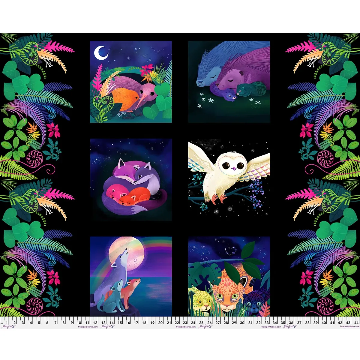 Love Under the Stars Panel, Printed Cotton