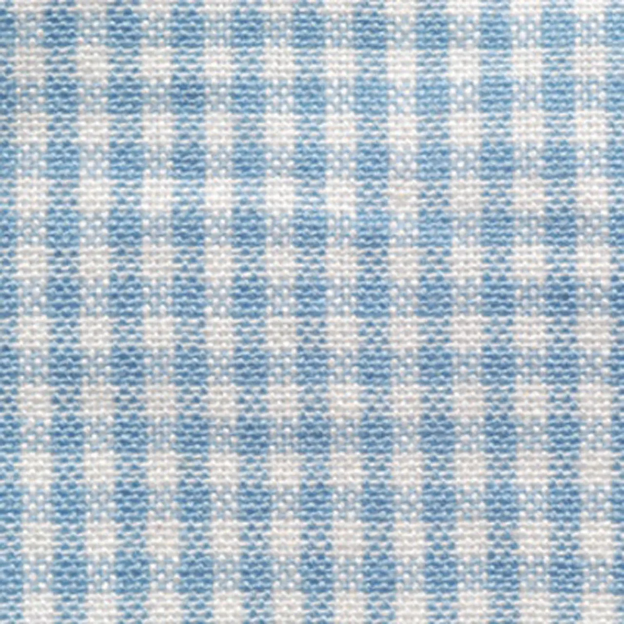 Mini Check in Light Blue, Homespun Cotton