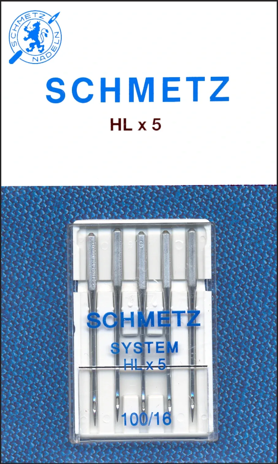 Schmetz Machine Needle HXL5 Size 16/100, 5ct