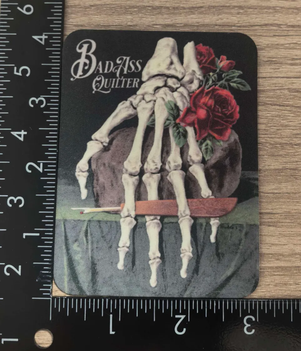 Forever a BadAss Quilter Sticker, BadAss Quilter