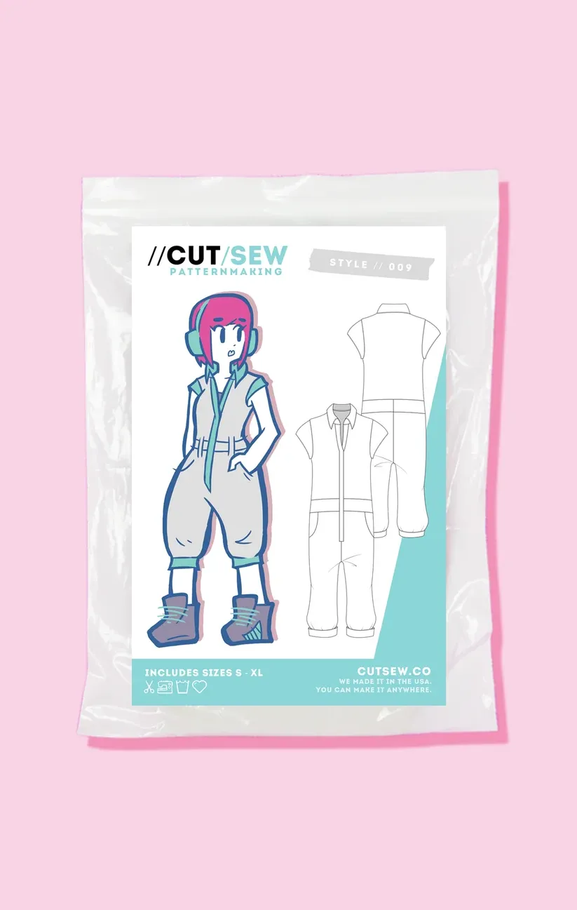 Flight Suit Pattern, Cut / Sew Patternmaking