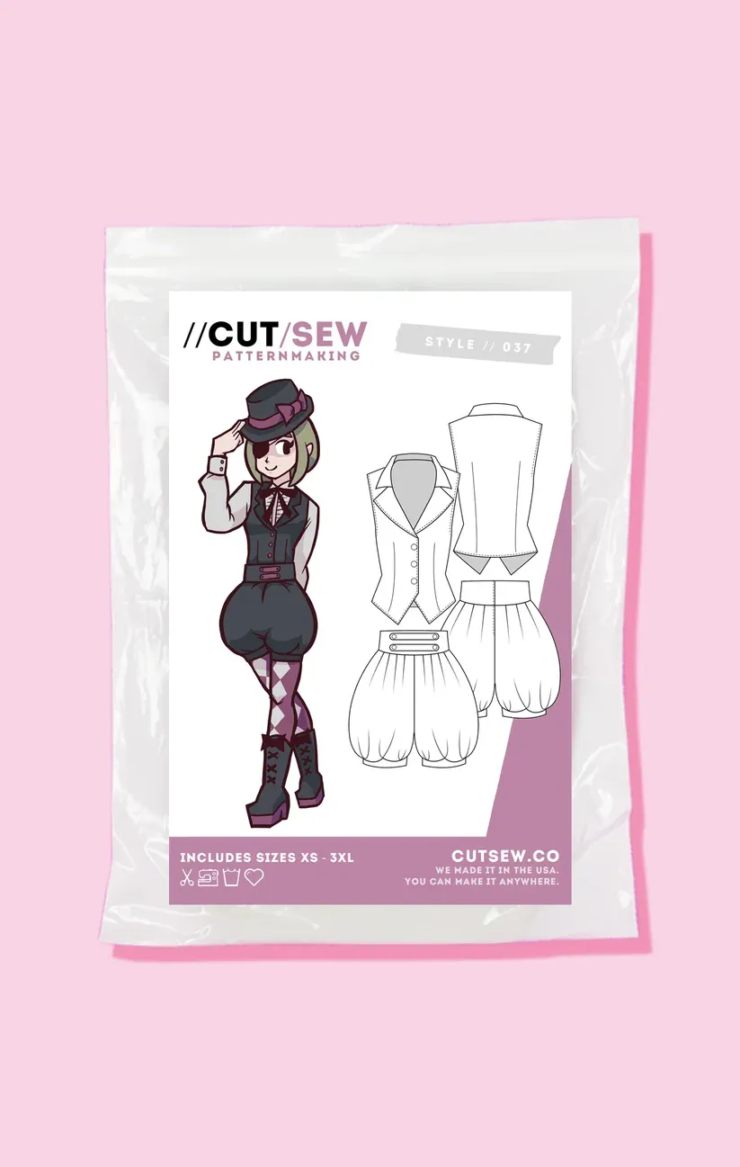 Ouji Sama Pattern, Cut / Sew Patternmaking