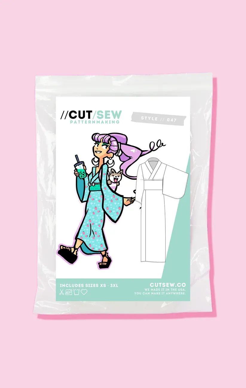 Yukata Pattern, Cut / Sew Patternmaking