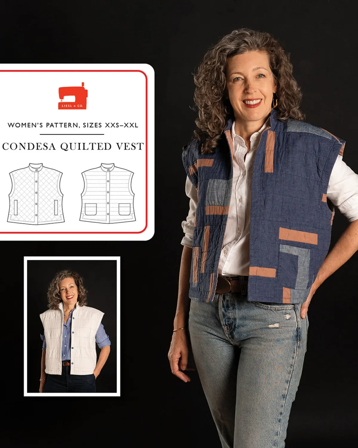 Condesa Quilted Vest Pattern
