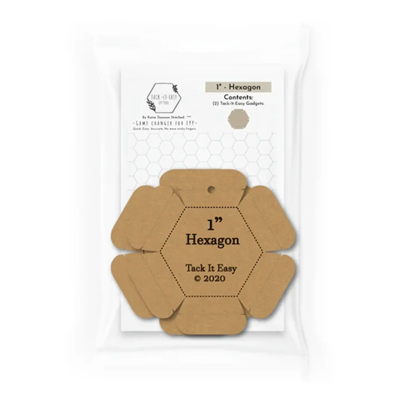 Tack It Easy 1" Hexagon, English Paper Piecing Tool