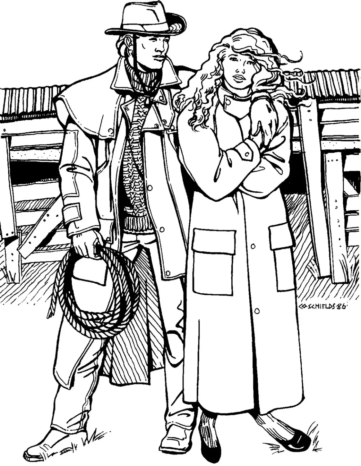 Australian Drover's Coat Pattern, Folkwear # 137