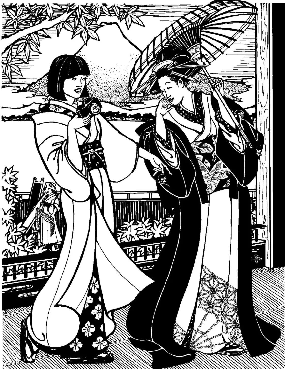 Japanese Kimono Pattern, Folkwear # 113