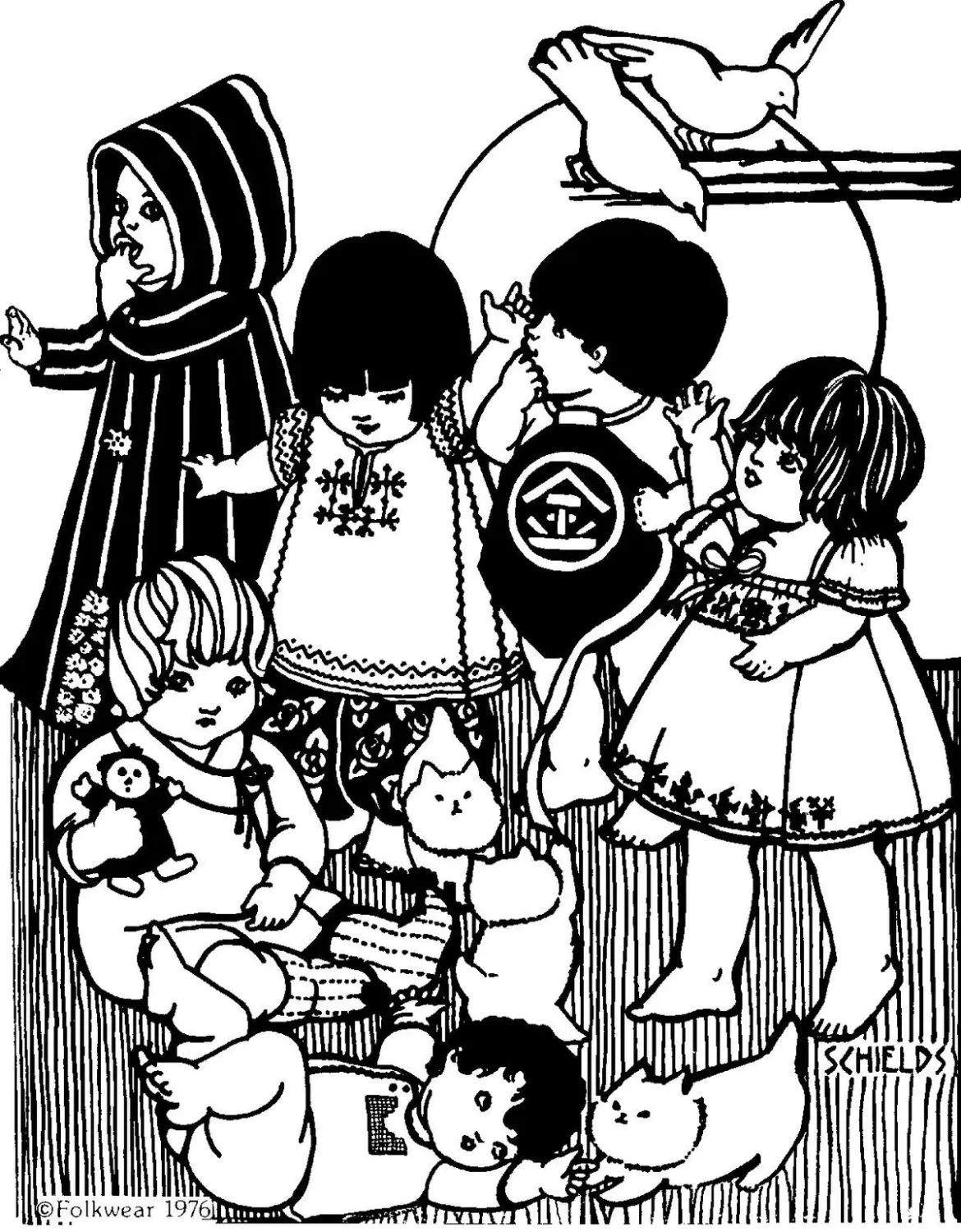 Little Folks Pattern, Folkwear # 109