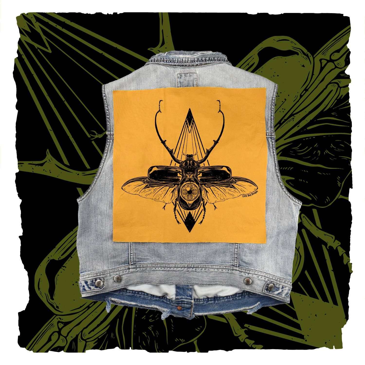 Inspect Screen Print Back Patch