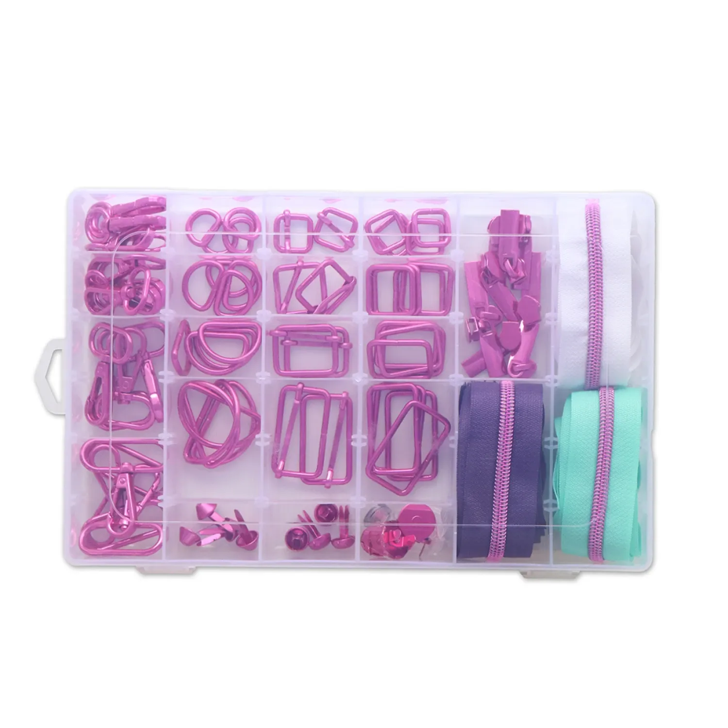Essential Box Bundle Of Hardware &amp; Zippers, Tula Pink