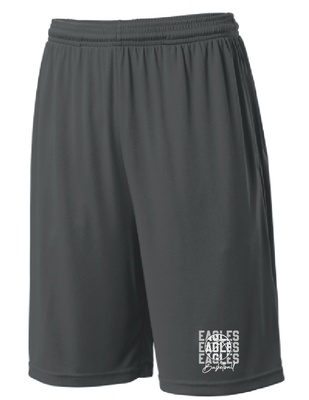 EVW Basketball Sport-Tek PosiCharge Competitor Iron Grey Pocketed Short--Youth Sizes Available