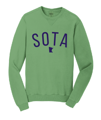 SOTA Port &amp; Company Safari Beach Washed Crewneck