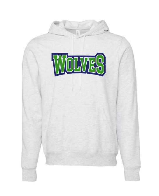 Wolves Bell Canvas Ash Hoodie