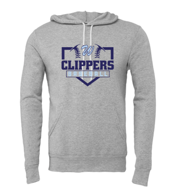 Clippers Athletic Grey Family Hoodies--Adult, Youth, &amp; Toddler Sizes Available!!