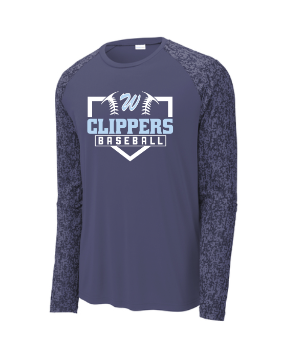 Clippers Sport-Tek ® Long Sleeve Digi Camo Tee