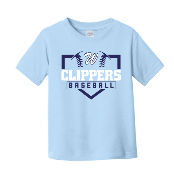Clippers Toddler Granite Heather  Rabbit Skins Fine Jersey Shirt