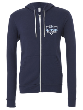 Clippers Family Full Zip Navy Hoodies--Adult, Youth, &amp; Toddler Sizes Available!!