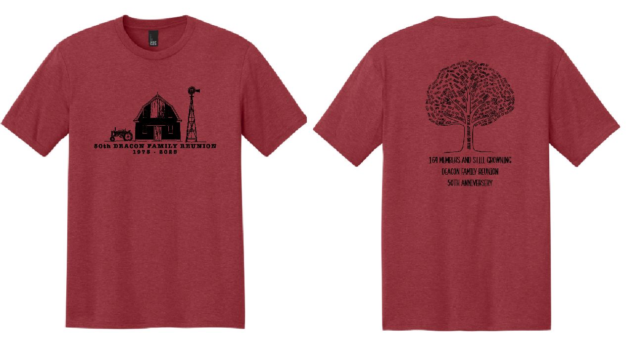 Deacon District Perfect Tri Tee--Youth Sizes Available--3 Color Options