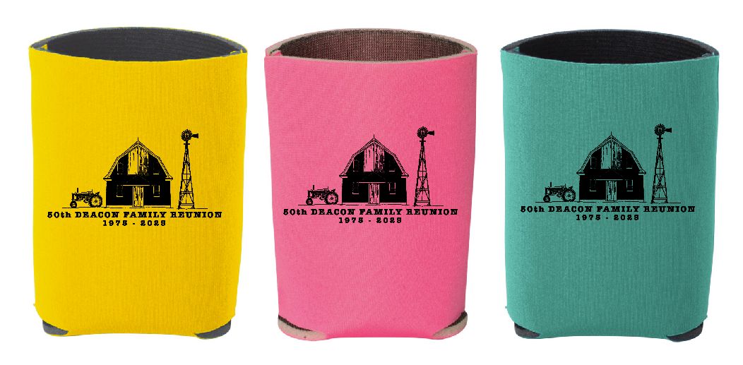 Deacon Can Koozie--3 Color Options