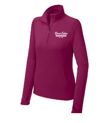 Sport-Tek® Women's Sport-Wick® Stretch 1/4-Zip Pullover