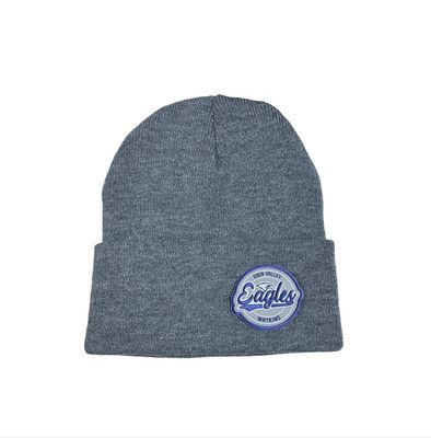 Eagles Beanie w/ Embroidered Patch--Athletic Oxford
