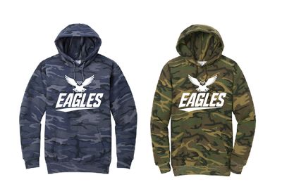 Port &amp; Co™ Core Fleece Camo Pullover Hooded Sweatshirt