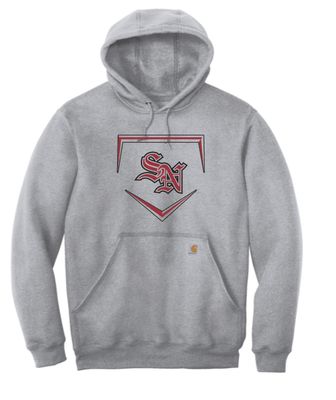 Nicks Carhartt Midweight Hooded Grey Sweatshirt