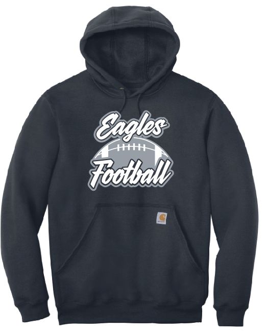 EVW Football Carhartt Midweight Hooded Sweatshirt--2 Colors Available