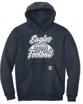EVW Football Carhartt Midweight Hooded Sweatshirt--2 Colors Available