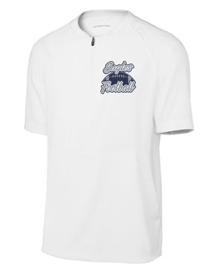 EVW Football Sport-Tek Repeat 1/2-Zip Short Sleeve  Jacket--Youth Sizes Available--3 Colors Available--2 Logo Options