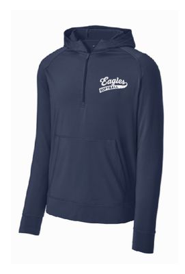 EVW Softball Sport-Tek® Sport-Wick® Stretch 1/2-Zip Hoodie--2 Colors Options
