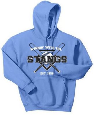 Stang Gildan Heavy Blend Hooded Sweatshirt--2 Colors Available--Youth Sizes Available