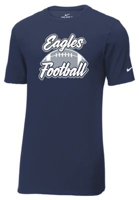 EVW Football Nike Dri-FIT Cotton/Poly Short Sleeve Tee--2 Color Options