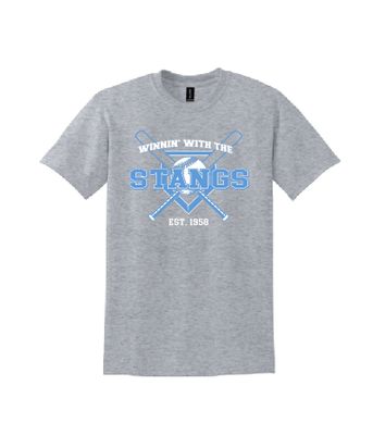 Stang Gildan DryBlend 50 Cotton/50 Poly T-Shirt--2 Color Options--Youth Sizes Available