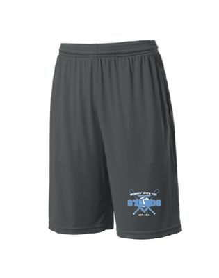 Stang Sport-Tek PosiCharge Competitor Pocketed Short--Iron Grey--Youth Sizes Available