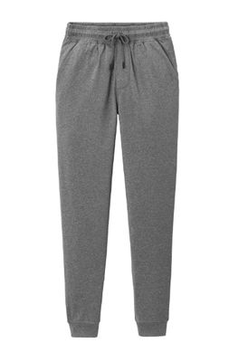 Large Heathered Charcoal Navy Sport-Tek® Sport-Wick® Stretch Jogger--Choose a Logo!