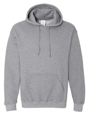 XL Graphite Heather Gildan Heavy Blend Hooded Sweatshirt--Choose a Logo!