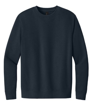 Medium Navy District Crewneck--Choose a Logo!