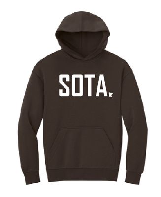 Sota District® V.I.T.™ Heavyweight Fleece Hoodie--Chocolate