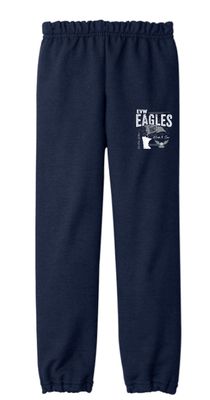 Eagles Gildan Navy Joggers--Youth Sizes Available!