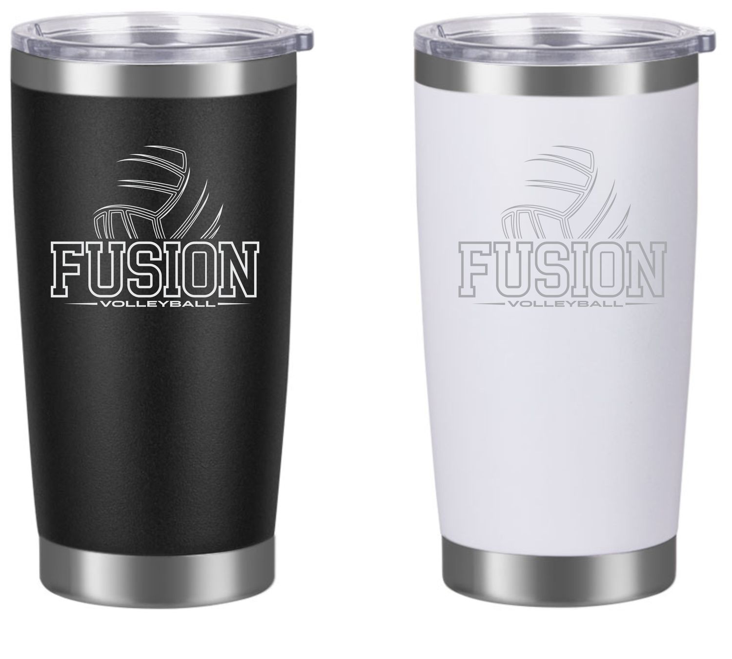 Fusion Laser Engraved Tumblers--2 Color Options